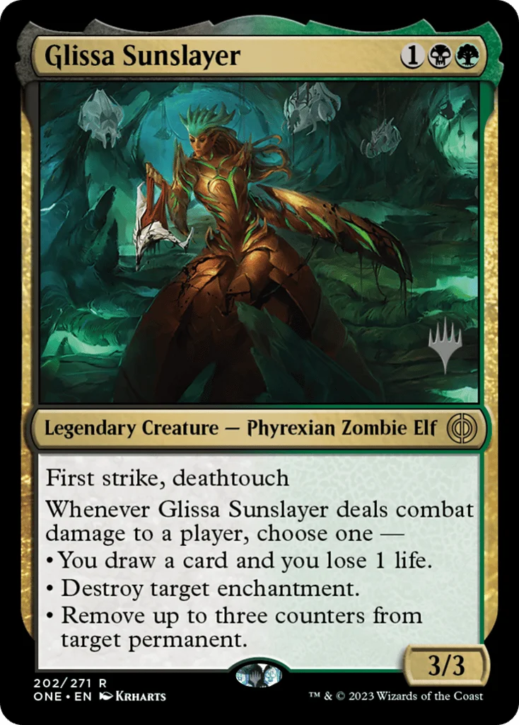 Glissa Sunslayer · Phyrexia: All Will Be One Promos