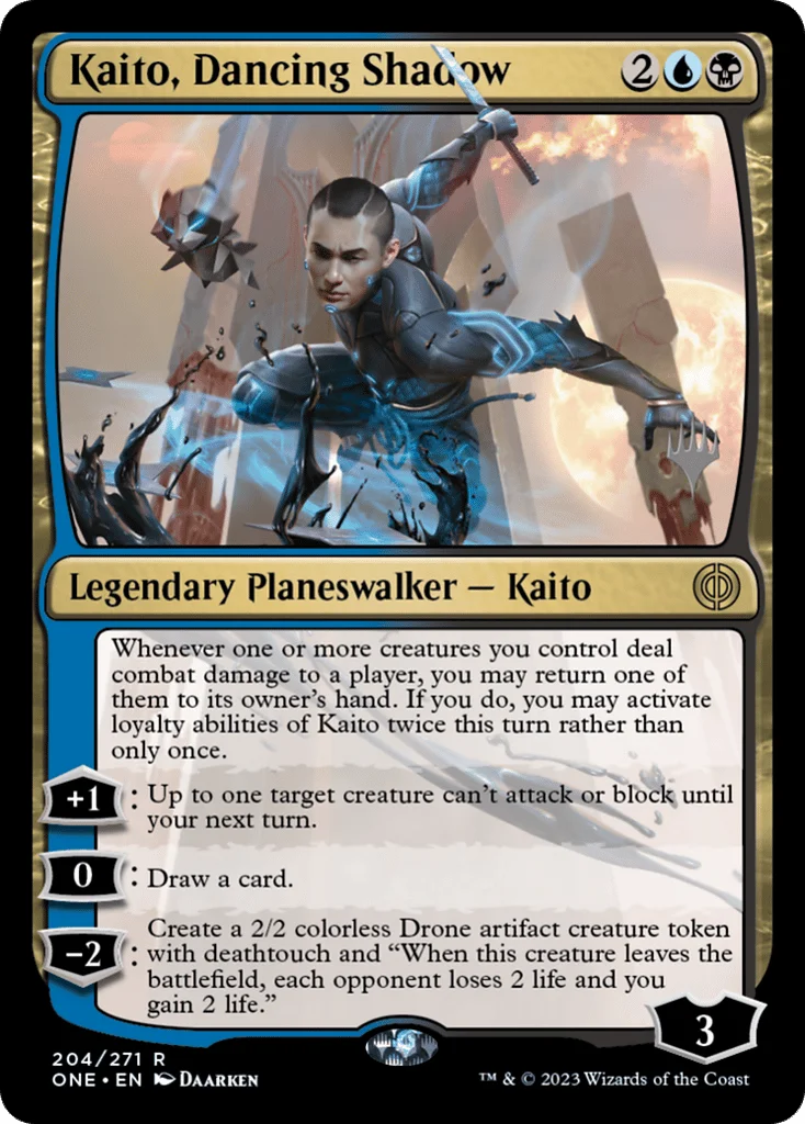 Kaito, Dancing Shadow · Phyrexia: All Will Be One Promos