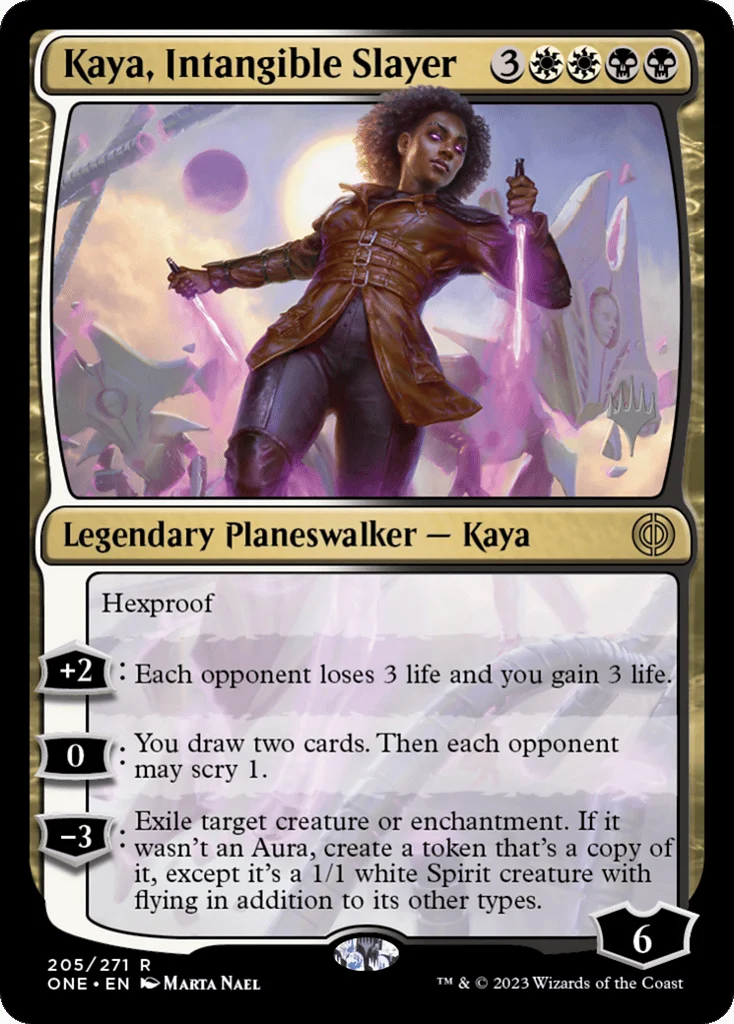 Kaya, Intangible Slayer · Phyrexia: All Will Be One Promos