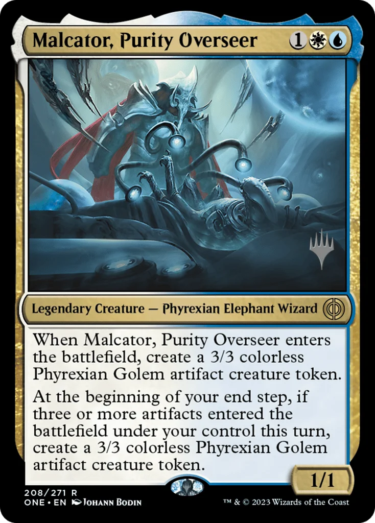 Malcator, Purity Overseer · Phyrexia: All Will Be One Promos
