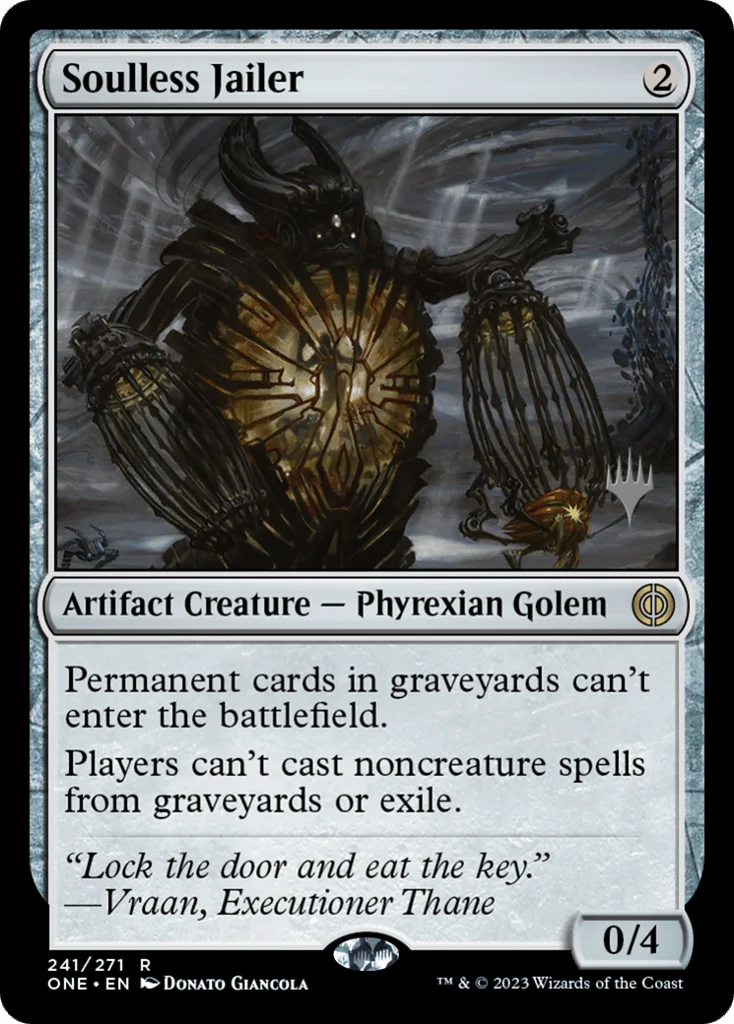 Soulless Jailer · Phyrexia: All Will Be One Promos