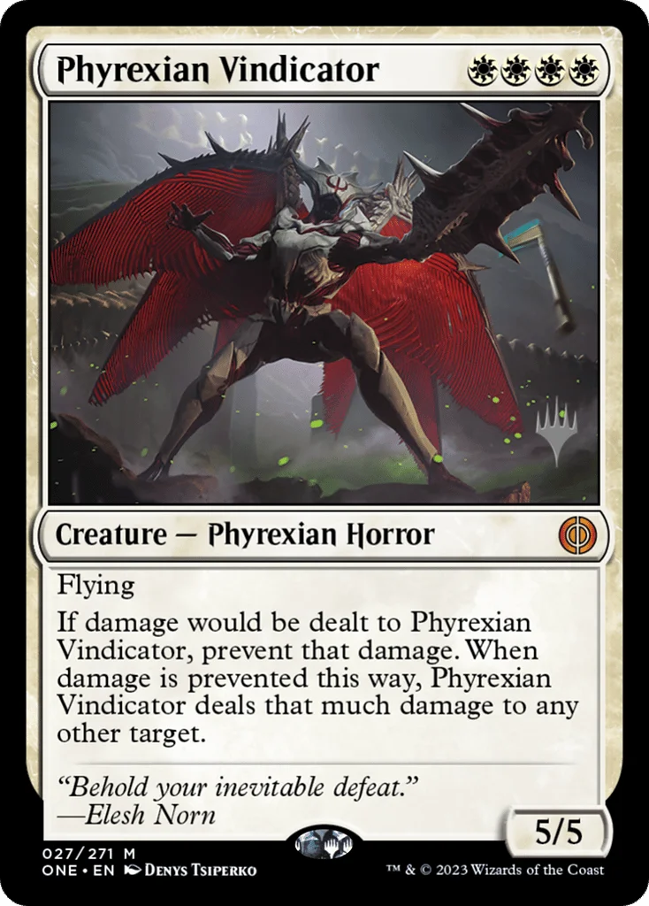 Phyrexian Vindicator · Phyrexia: All Will Be One Promos