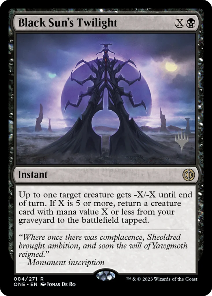 Black Sun's Twilight · Phyrexia: All Will Be One Promos