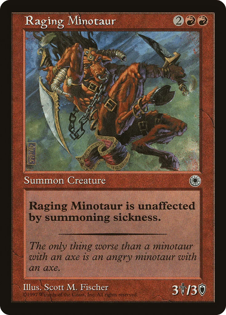 Raging Minotaur · Portal