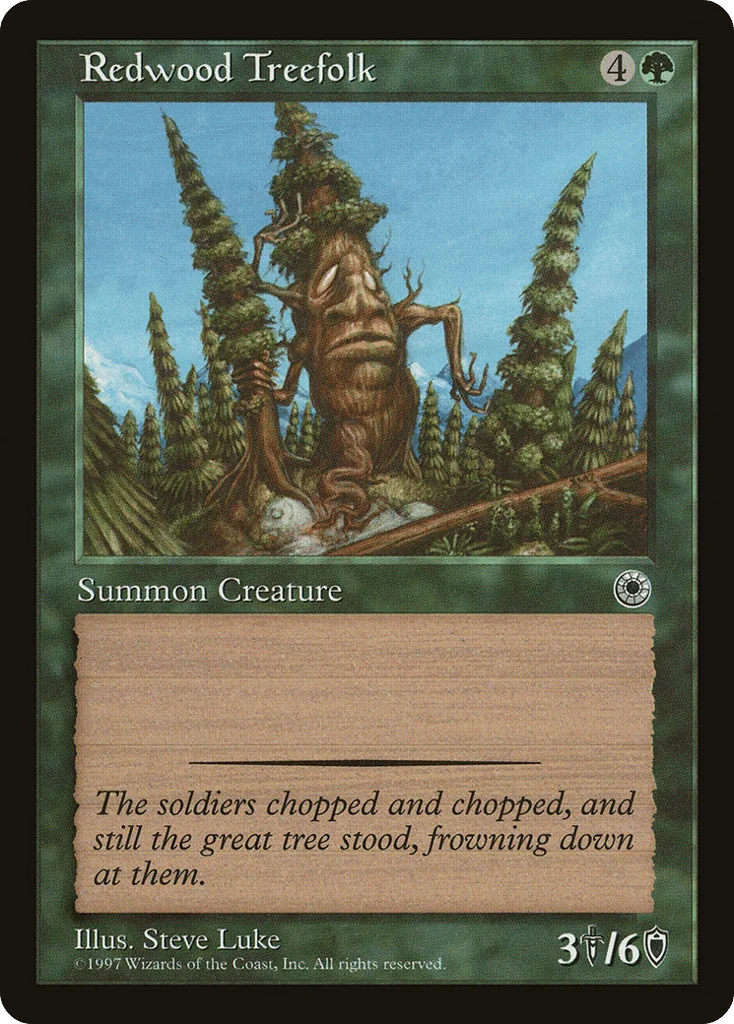 Redwood Treefolk · Portal