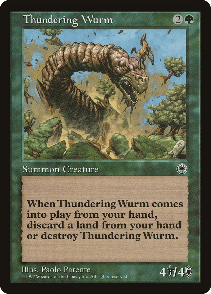 Thundering Wurm · Portal
