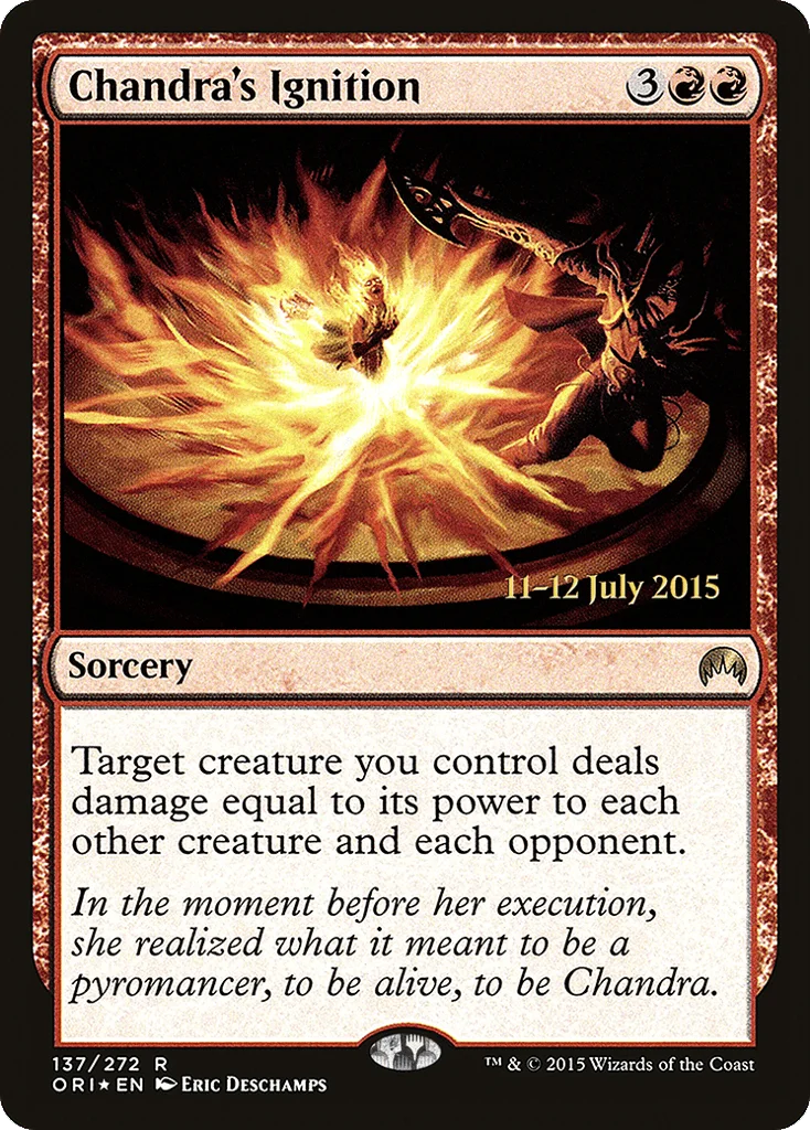 Chandra's Ignition · Magic Origins Promos