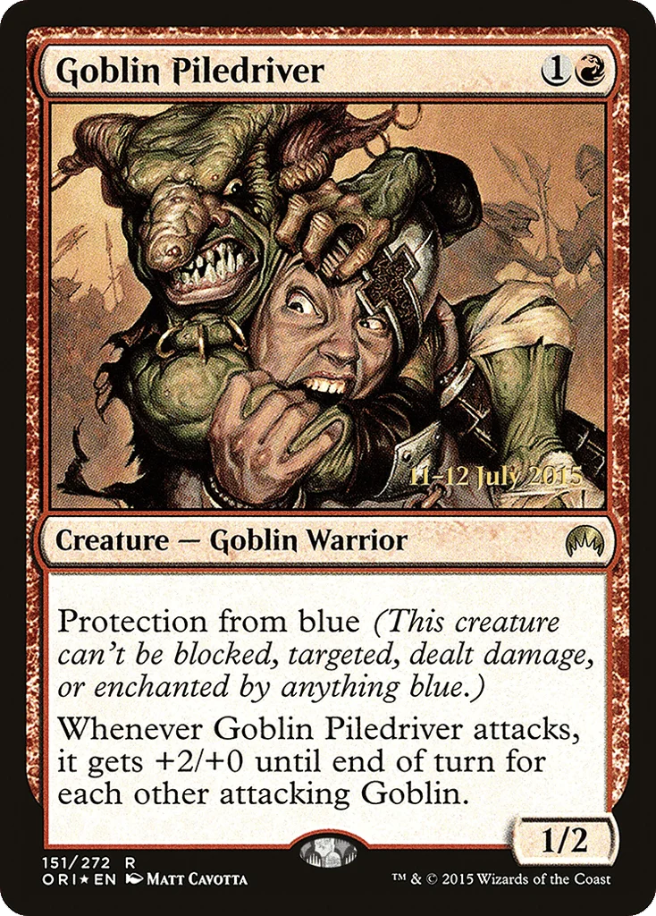 Goblin Piledriver · Magic Origins Promos