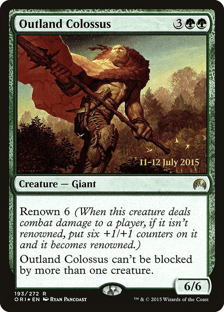 Outland Colossus · Magic Origins Promos