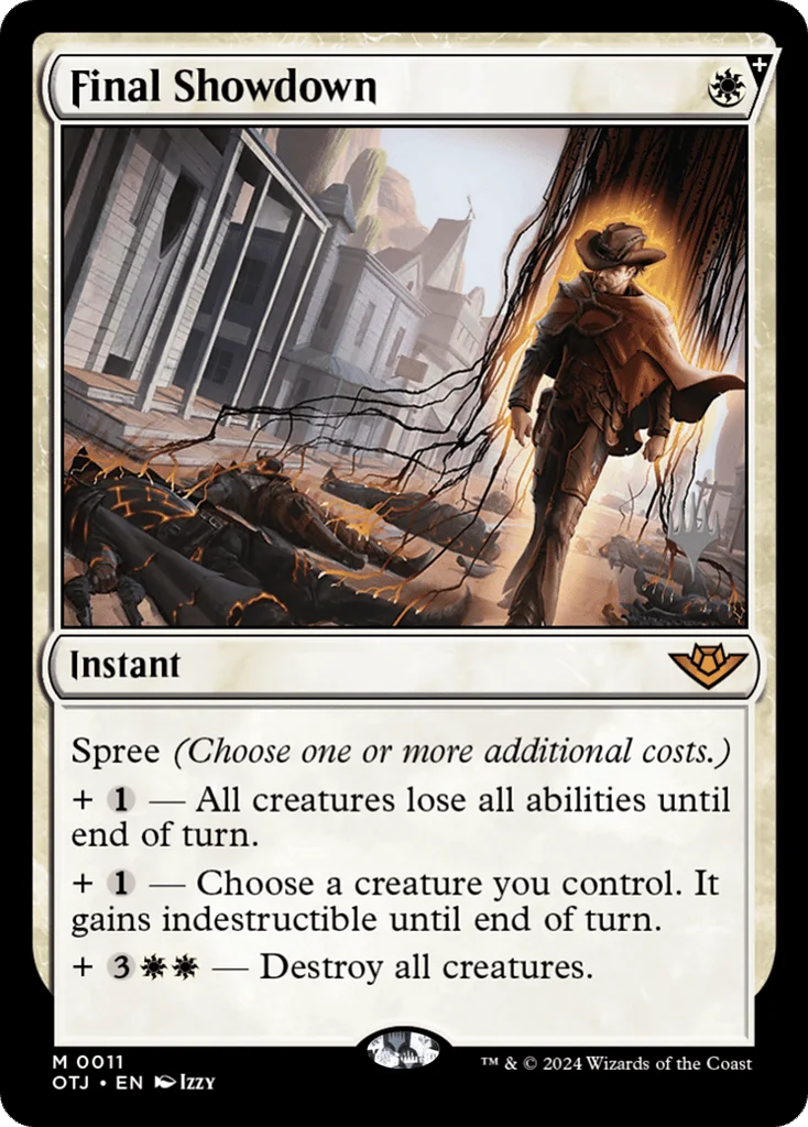 Final Showdown · Outlaws of Thunder Junction Promos
