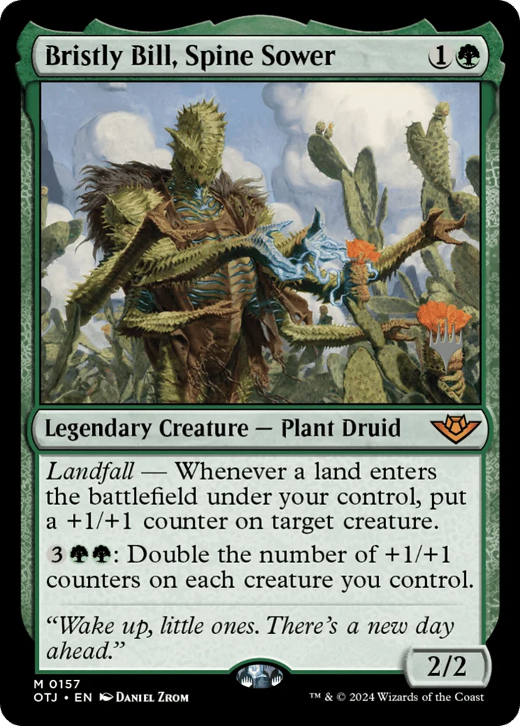 Bristly Bill, Spine Sower · Outlaws of Thunder Junction Promos