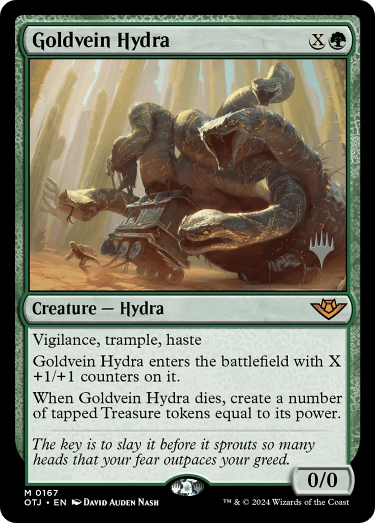 Goldvein Hydra · Outlaws of Thunder Junction Promos