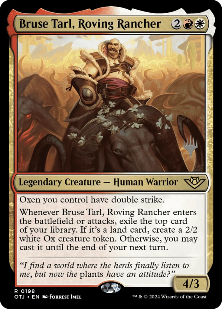 Bruse Tarl, Roving Rancher · Outlaws of Thunder Junction Promos
