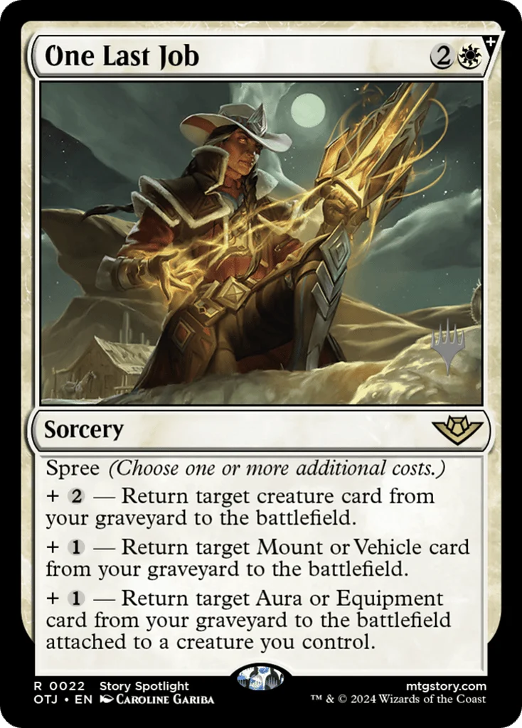 One Last Job · Outlaws of Thunder Junction Promos