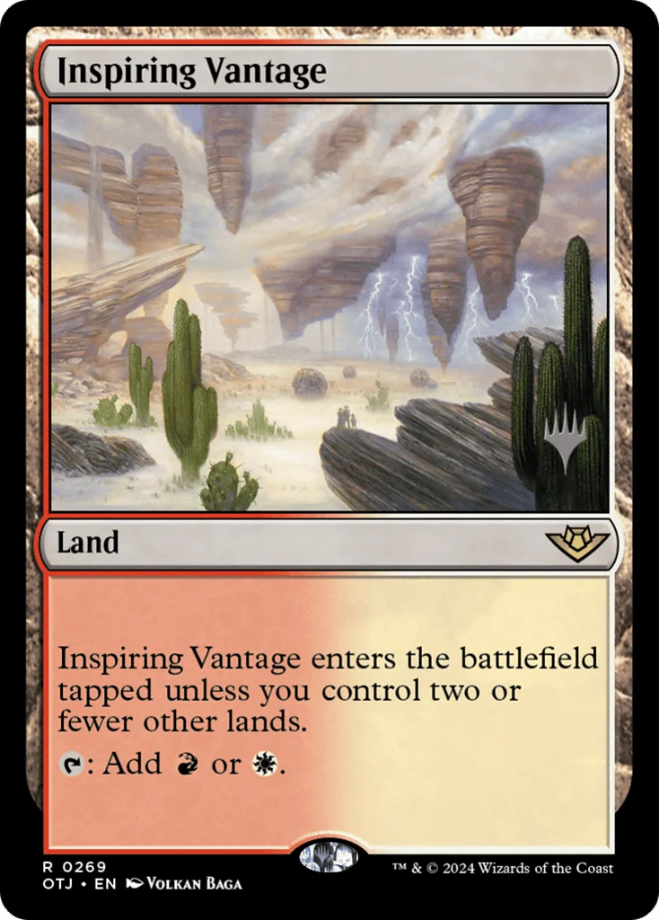 Inspiring Vantage · Outlaws of Thunder Junction Promos