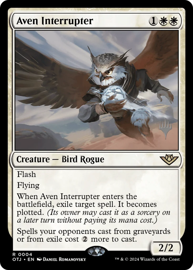Aven Interrupter · Outlaws of Thunder Junction Promos
