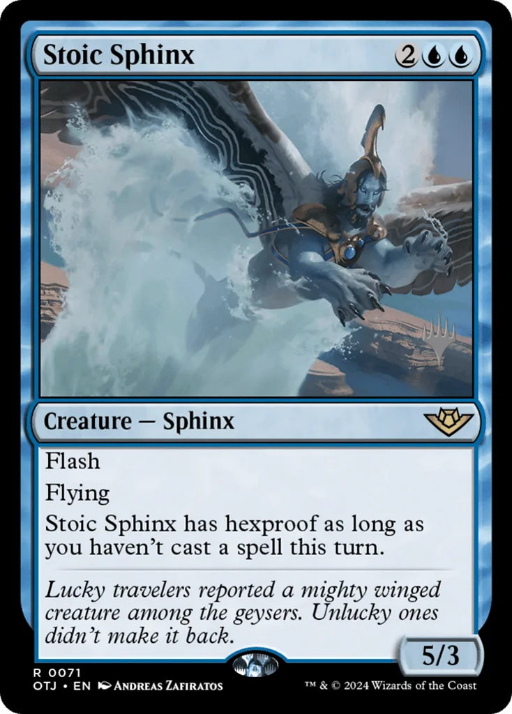 Stoic Sphinx · Outlaws of Thunder Junction Promos