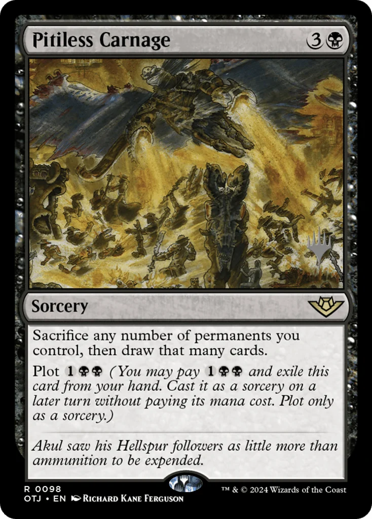 Pitiless Carnage · Outlaws of Thunder Junction Promos