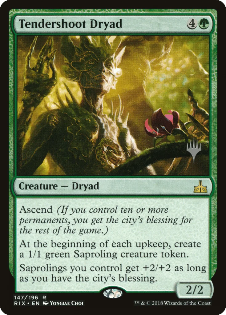 Tendershoot Dryad · Rivals of Ixalan Promos