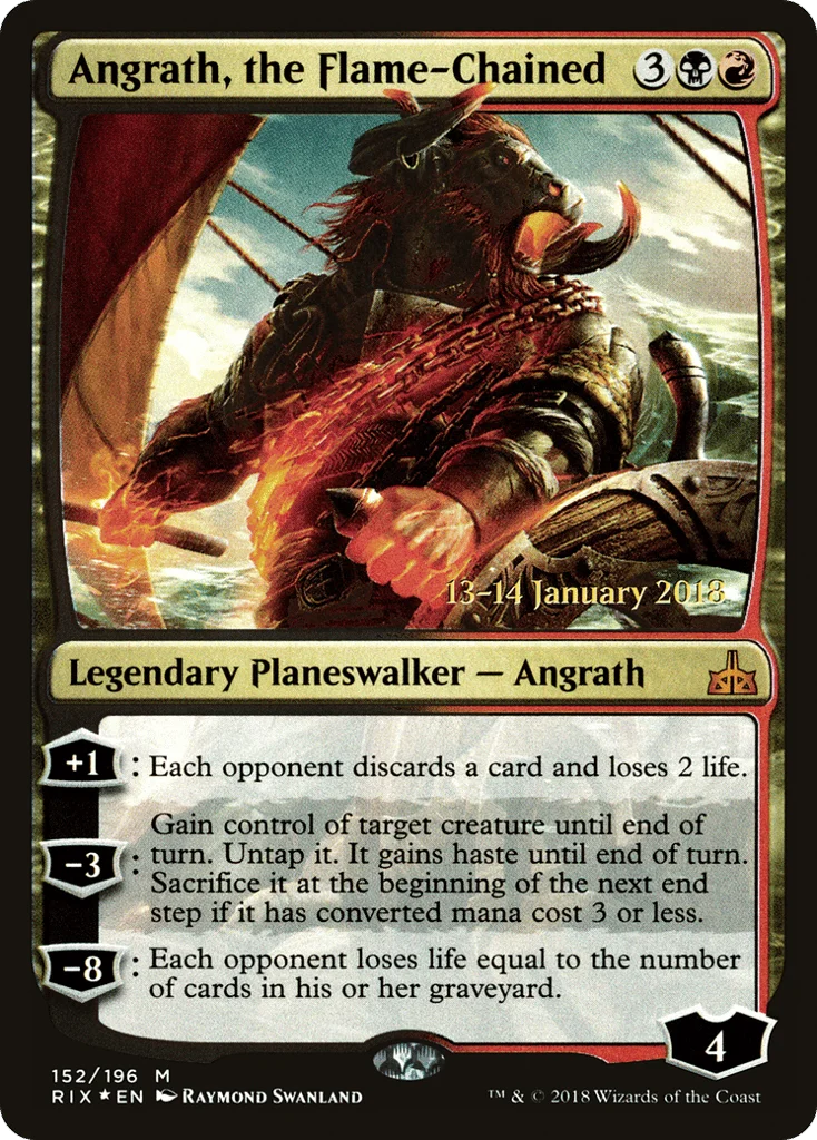Angrath, the Flame-Chained · Rivals of Ixalan Promos