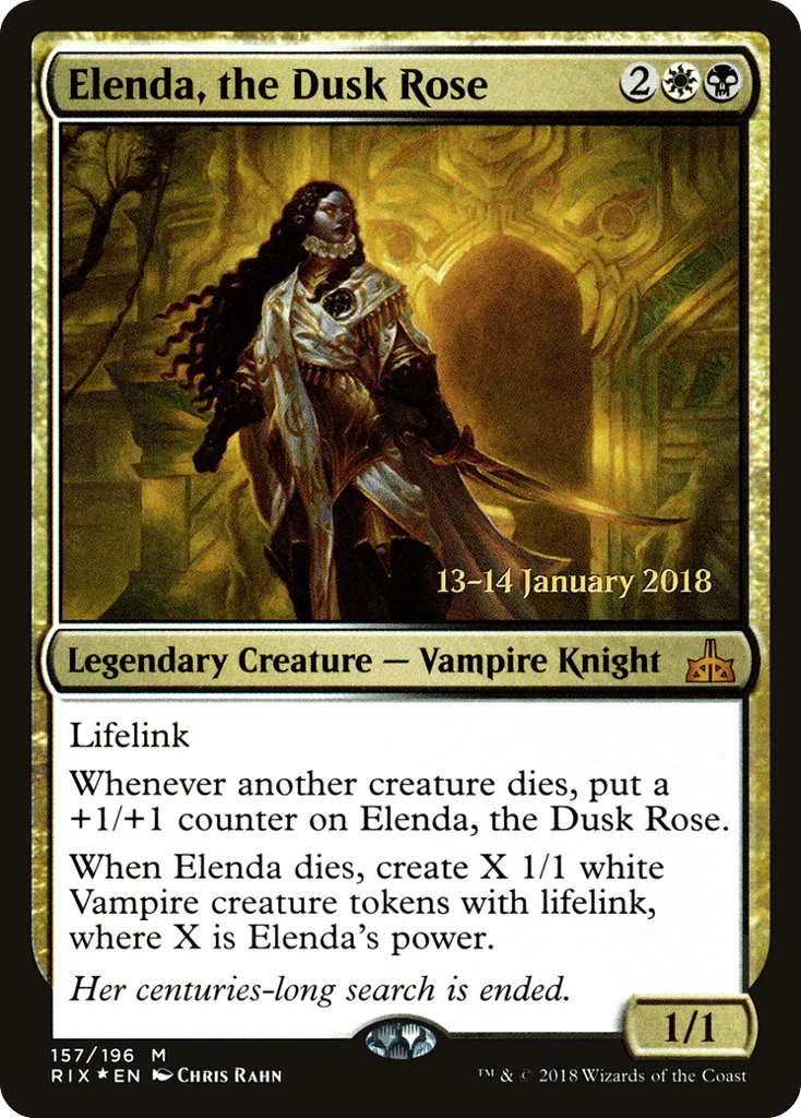 Elenda, the Dusk Rose · Rivals of Ixalan Promos