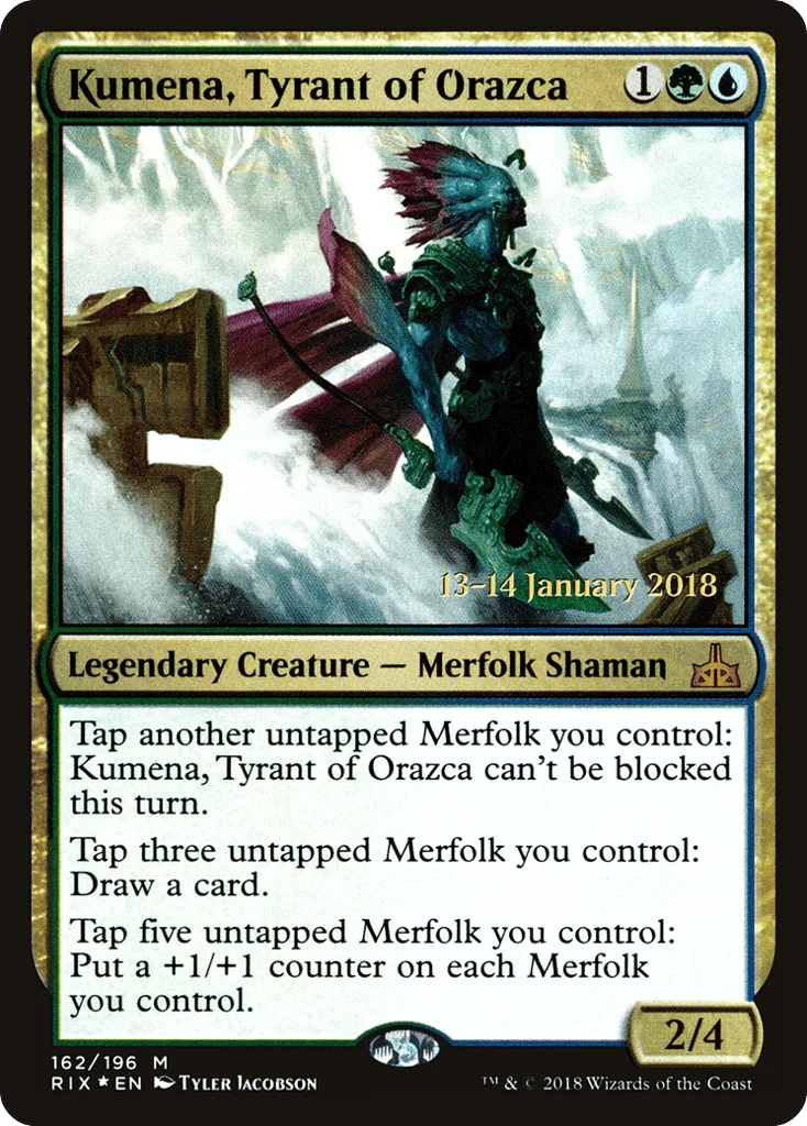 Kumena, Tyrant of Orazca · Rivals of Ixalan Promos