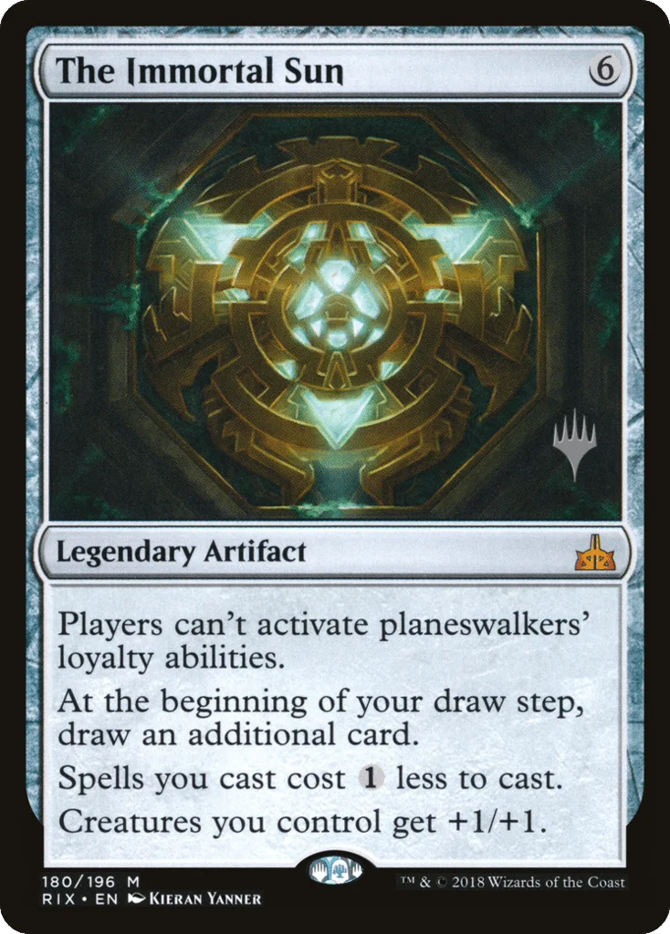 The Immortal Sun · Rivals of Ixalan Promos