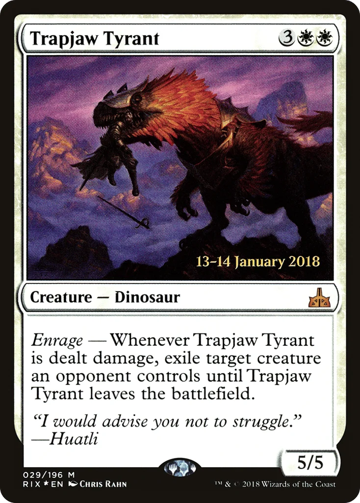 Trapjaw Tyrant · Rivals of Ixalan Promos