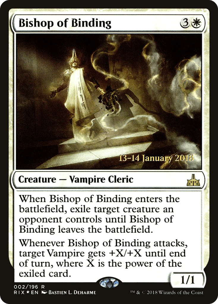 Bishop of Binding · Rivals of Ixalan Promos