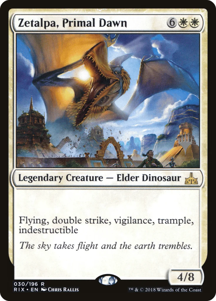 Zetalpa, Primal Dawn · Rivals of Ixalan Promos