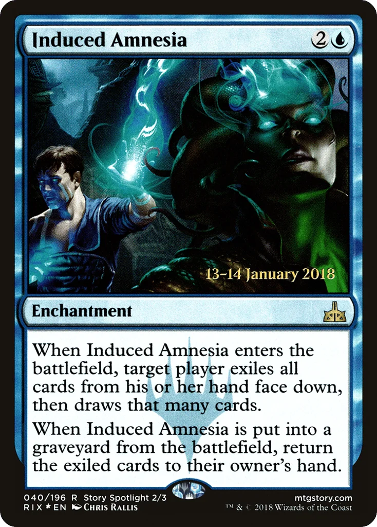 Induced Amnesia · Rivals of Ixalan Promos