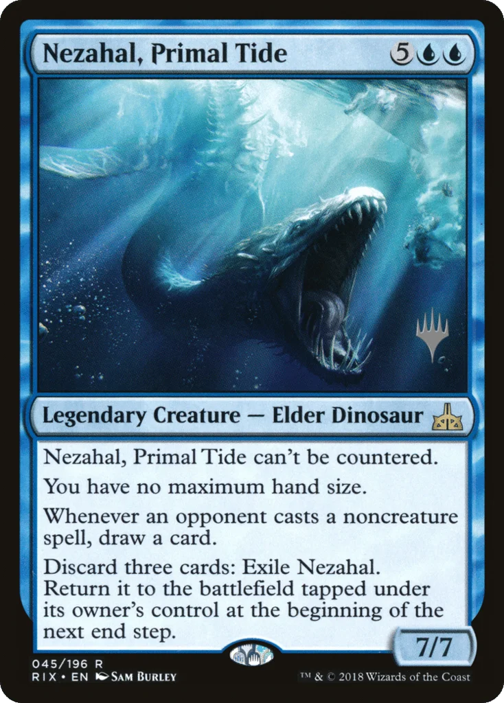 Nezahal, Primal Tide · Rivals of Ixalan Promos
