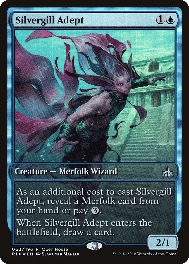 Silvergill Adept · Rivals of Ixalan Promos