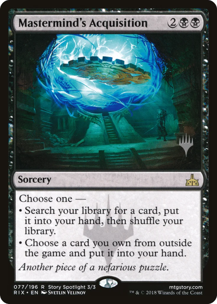 Mastermind's Acquisition · Rivals of Ixalan Promos