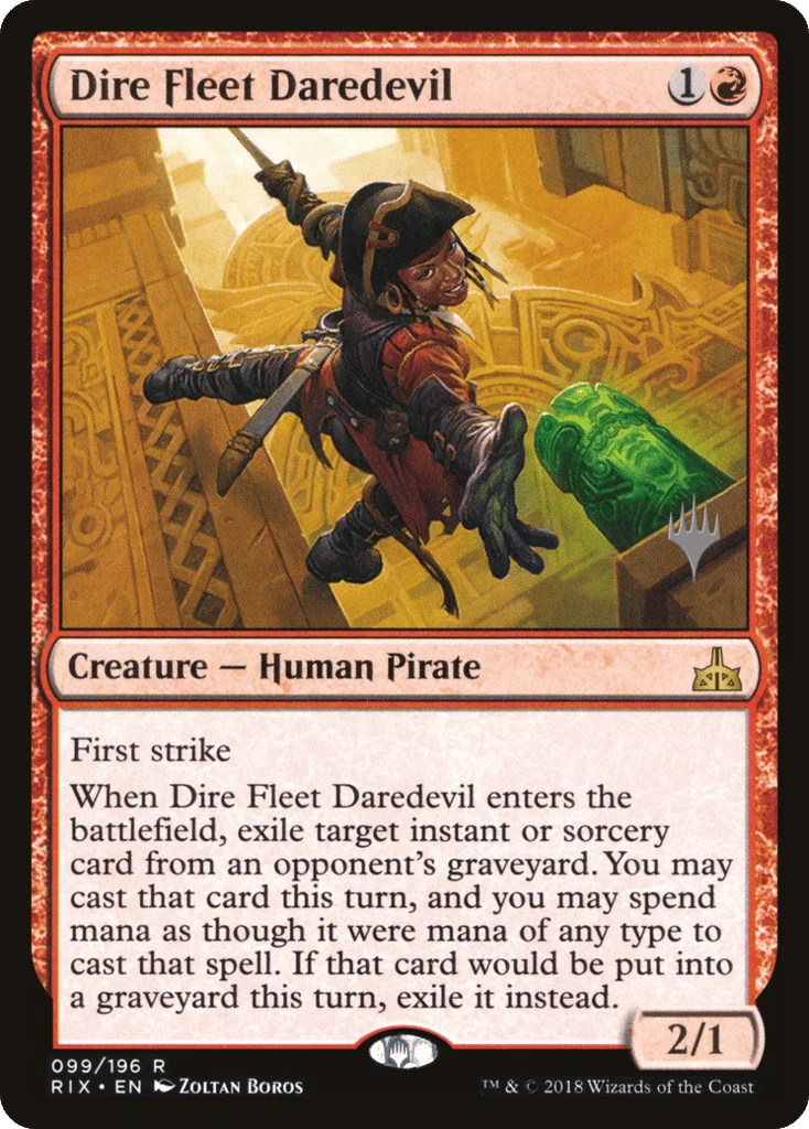 Dire Fleet Daredevil · Rivals of Ixalan Promos