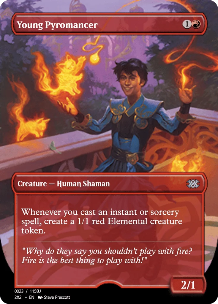 Young Pyromancer · Magic Online Promos