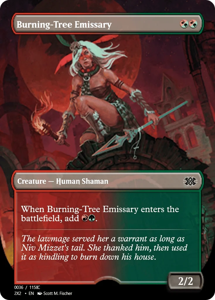Burning-Tree Emissary · Magic Online Promos