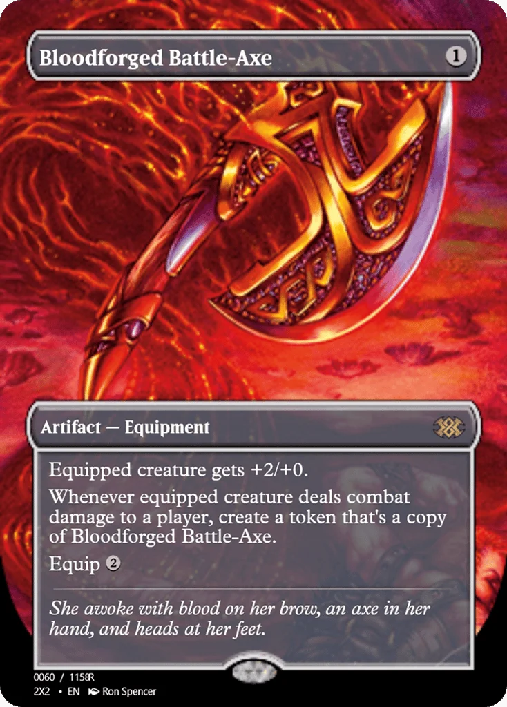 Bloodforged Battle-Axe · Magic Online Promos