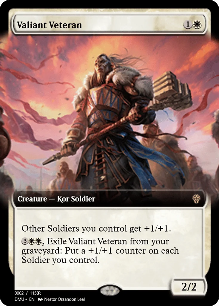 Valiant Veteran · Magic Online Promos