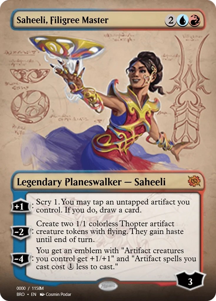 Saheeli, Filigree Master · Magic Online Promos