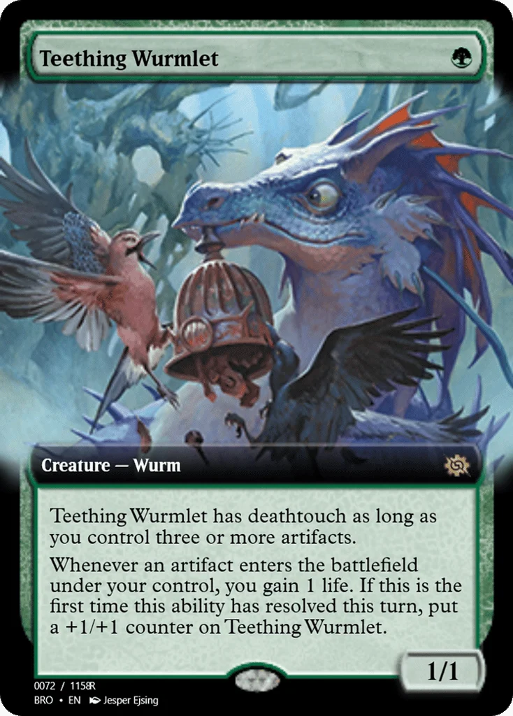 Teething Wurmlet · Magic Online Promos