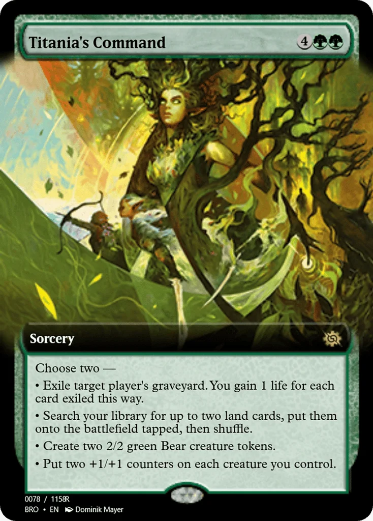 Titania's Command · Magic Online Promos