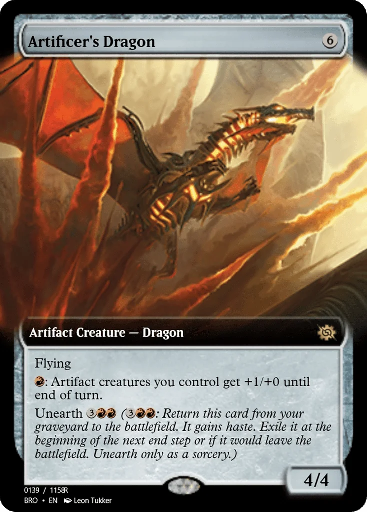 Artificer's Dragon · Magic Online Promos