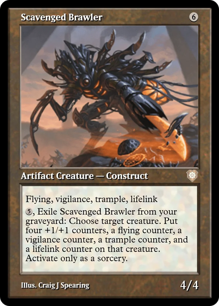 Scavenged Brawler · Magic Online Promos