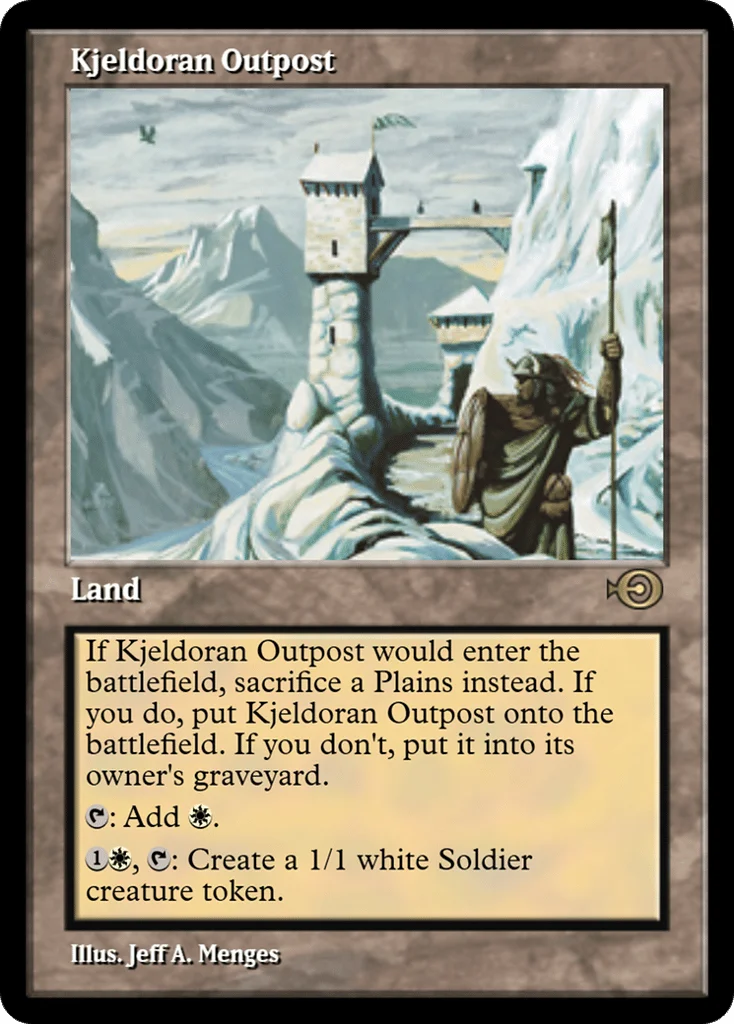 Kjeldoran Outpost · Magic Online Promos