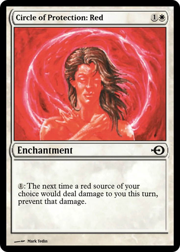 Circle of Protection: Red · Magic Online Promos