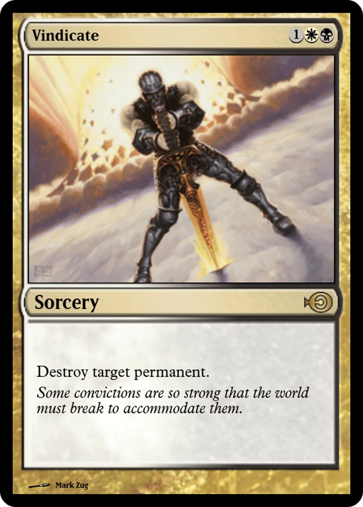 Vindicate · Magic Online Promos