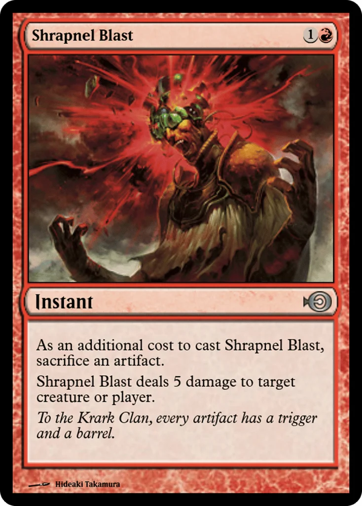 Shrapnel Blast · Magic Online Promos