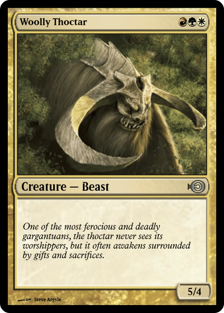 Woolly Thoctar · Magic Online Promos