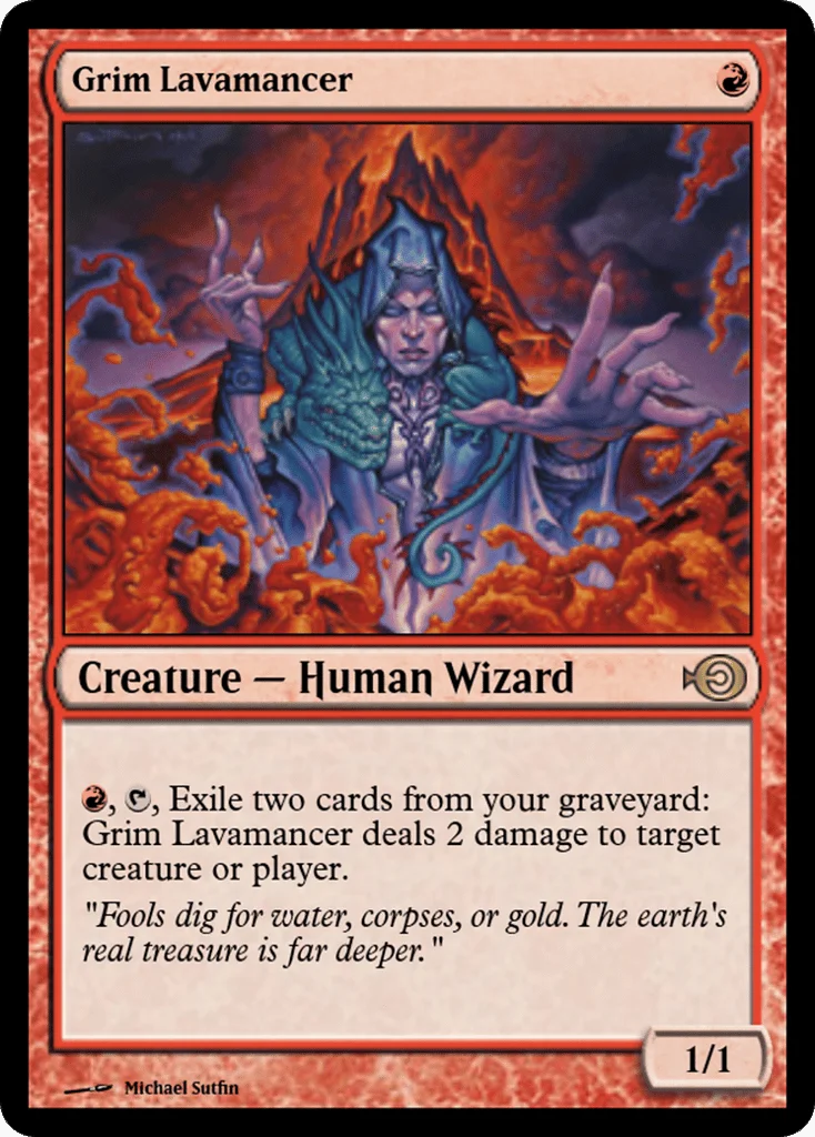 Grim Lavamancer · Magic Online Promos